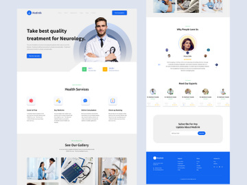 Medinik-Medical-Website-Landing-Page preview picture