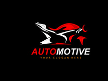 Motorcycle Logo, MotoSport Vehicle Vector, Design For, Automotive