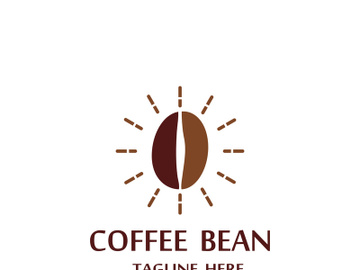 Premium coffee bean logo design. preview picture