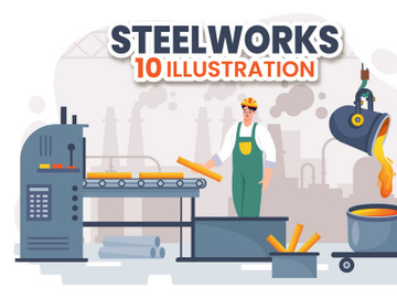 10 Steelworks Illustration preview picture