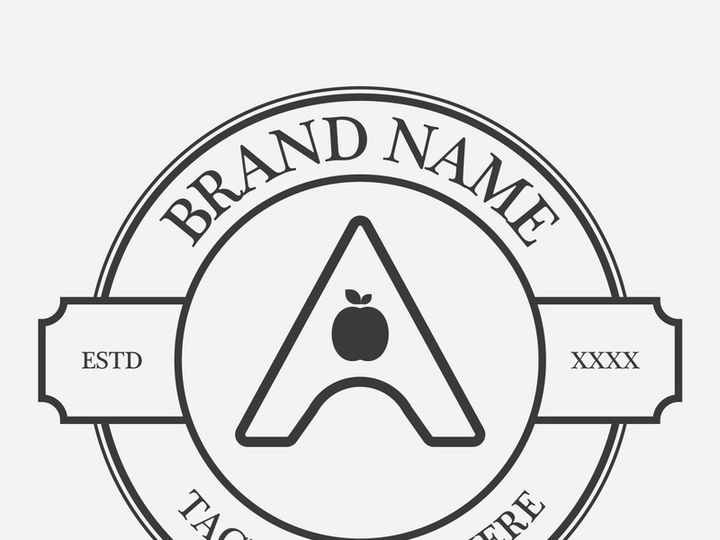 A vintage logo