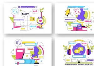 10 International Translation Day Illustration