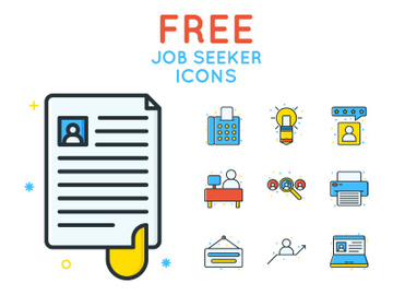Free Job Seeker Icons preview picture
