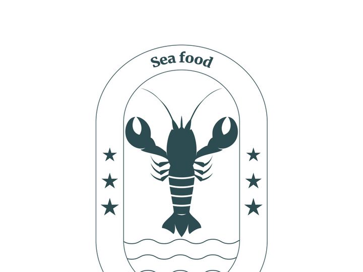 Vintage lobster logo