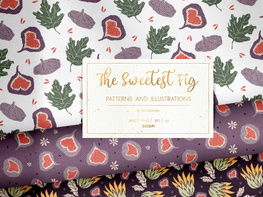The Sweetest Fig Patterns and Illustrations preview picture