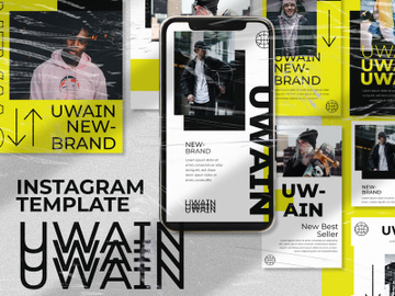Uwain Instagram Template preview picture