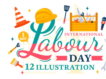 12 International Labor Day Illustration preview picture