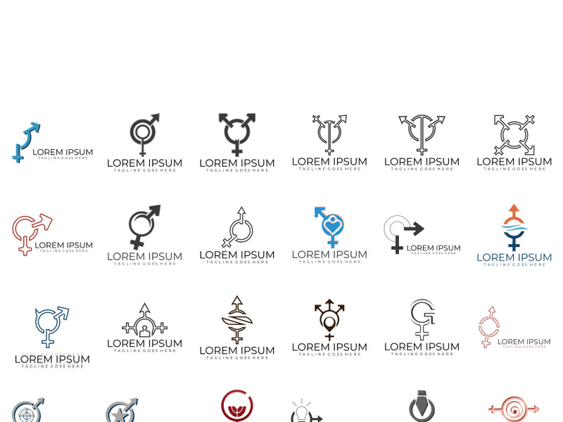 Gender logo design