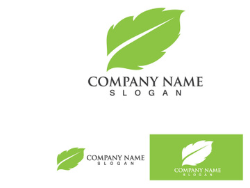 Green Leaf Tree Nature Logo Vector Template 7 preview picture