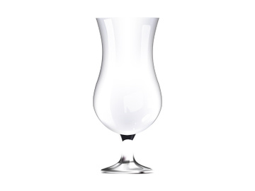 Empty cocktail glass realistic vector illustration preview picture
