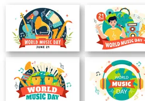 13 World Music Day Illustration