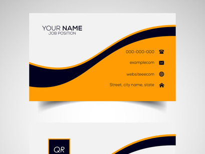 10 Double-sided creative and modern business card template. Vector illustration