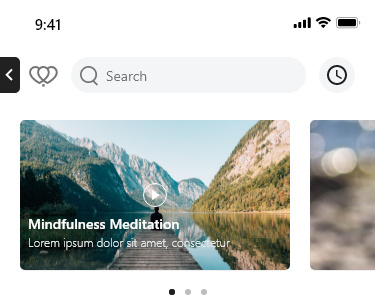 Meditation iOS App (XD)