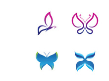 Beauty Butterfly Vector icon design