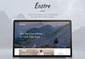 Eostrore UI Kit v1.0(by Uilarax) | Stylish UI Kit for versatile website projects