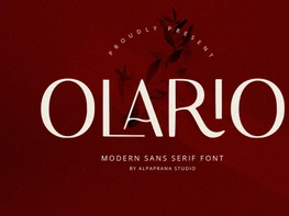 Olario - Sans Serif Font preview picture