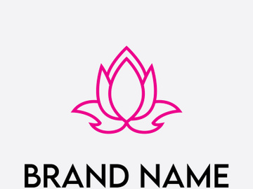 Lotus logo design preview picture