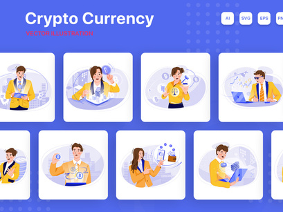 M219_Crypto Currency Illustrations