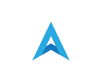 A Letter icon Template illustration design preview picture