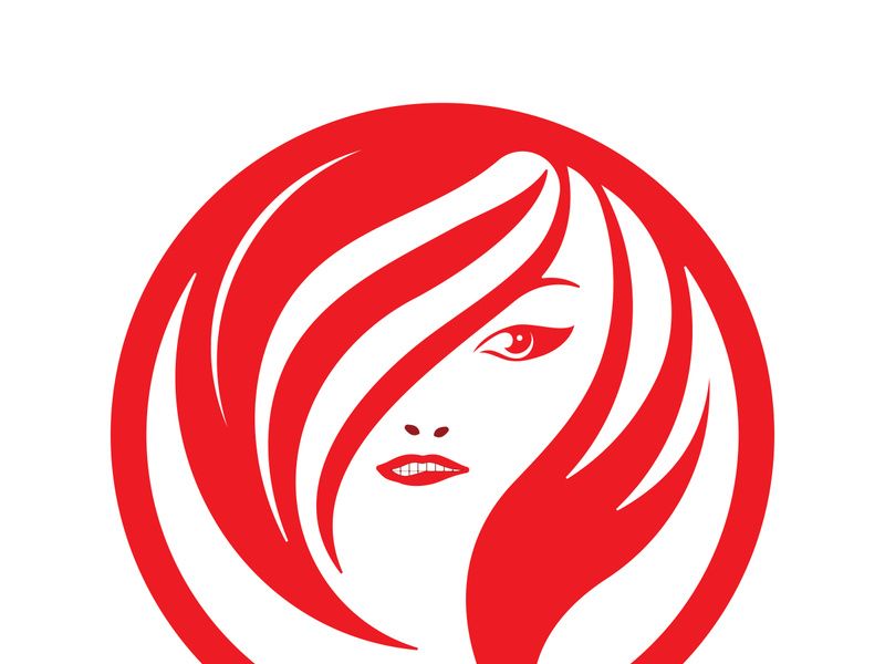 Women beauty, salon, spa, hair minimalist logo design inspiration