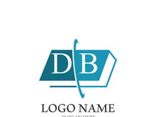 Digital book logo technology vector icon design