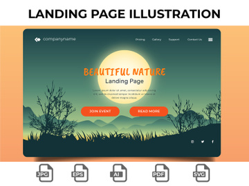 Landing Page Illustration 17 preview picture