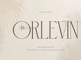 Orlevin | New Modern Serif preview picture