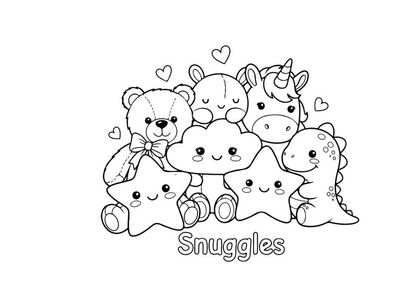 Cute teddy bears snuggling love hearts vector illustration