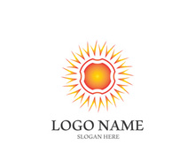 Sun vector illustration icon logo template design
