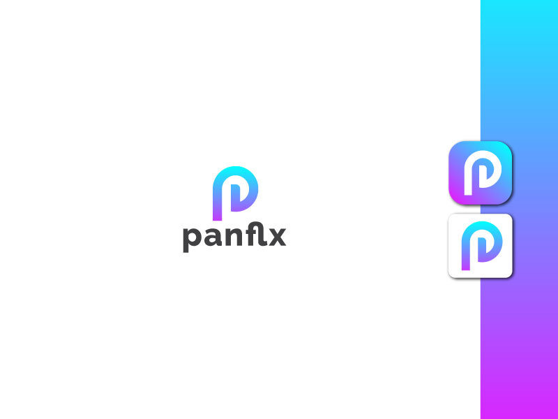 Lettermark Logo - Letter P Logo - Gradient Logo - Business Logo Design