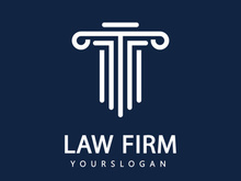 Law firm logo design template