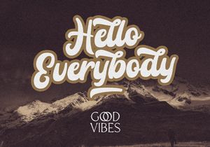 Rayhue - Retro Bold Script Font