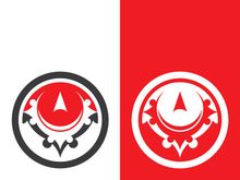 Compass logo template vector icon illustration design