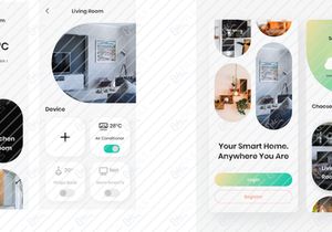 Smarthome Mobile App UI Kit