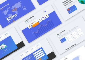 Landing Page For Creating Studio Figma Adn Photoshop