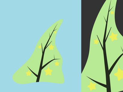 Christmas Tree Vector Bundle