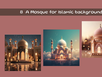 A Mosque for Islamic background preview picture