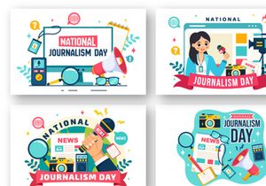 12 National Journalism Day Illustration