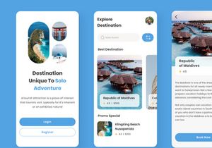 Excursión - Traveling Mobile App UI Kit