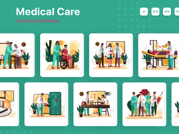 M205_Medical Care Illustrations preview picture