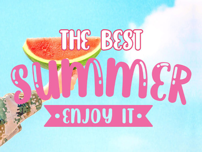Brightly Crush - Playful Typeface