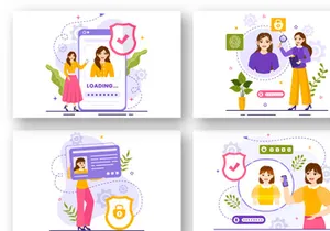 12 Identification Card Illustration