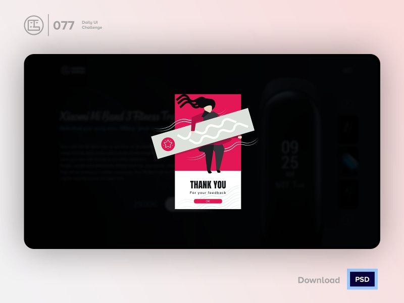 Thank You | Daily UI challenge - 077/100