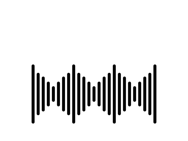 Equalizer Sound waves vector illustration design template