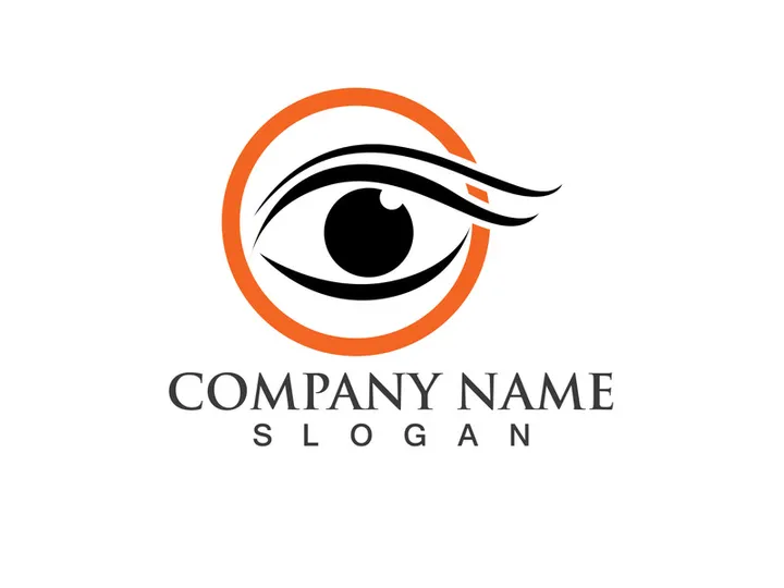 Eye Care vector logo design