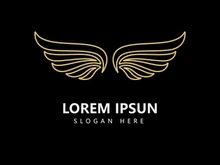 Wing Logo Template vector icon design