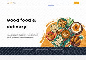 Indian Kitchen - Food Delivery Landing Page