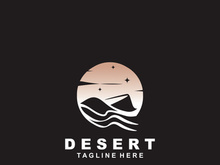 Desert wilderness logo outdoor adventure emblems, badges patches design element