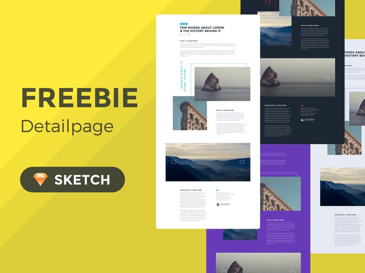 Concept Detailpage Freebie
