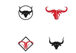 bull head horn logo